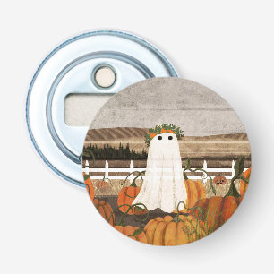 There's A Ghost In The Pumpkin Patch Again Bottle Opener