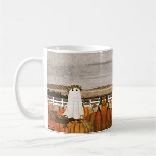 There's A Ghost In The Pumpkin Patch Again Coffee Mug