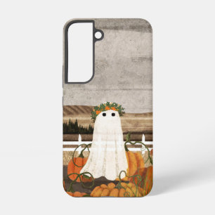 There's A Ghost In The Pumpkin Patch Again Samsung Galaxy Case