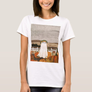 There's A Ghost In The Pumpkin Patch Again T-Shirt