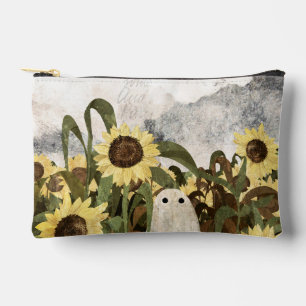 There's a ghost in the sunflower field again... accessory pouch