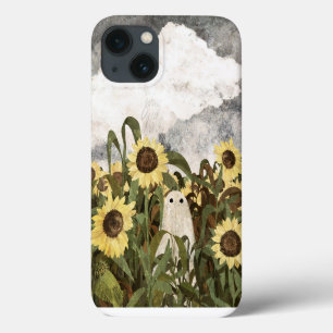 There's a ghost in the sunflower field again... iPhone 13 case