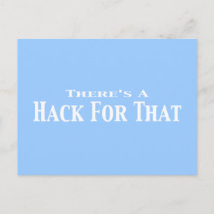 There's A Hack For That Gifts Postcard