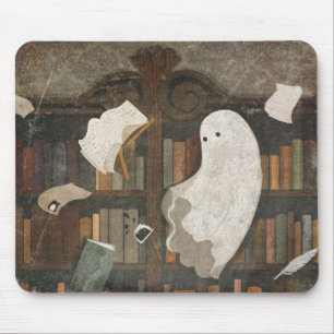 There's A Poltergeist In The Library Mouse Pad