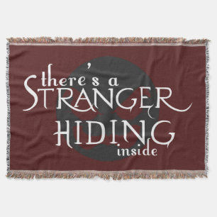 There's A Stranger Throw Blanket