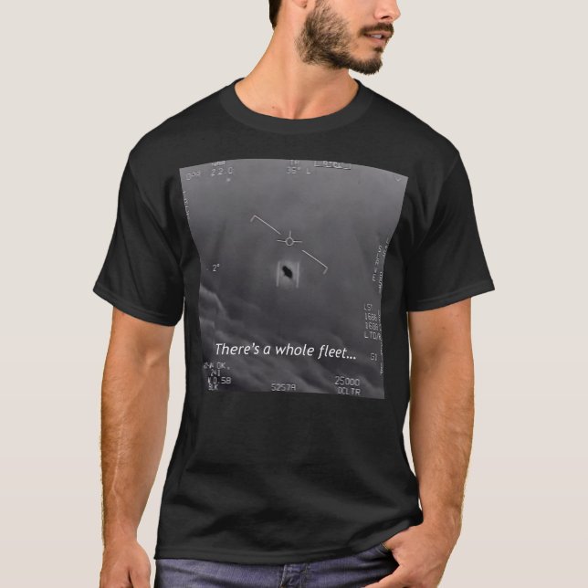 There's a whole fleet... (GIMBAL UAP / UFO)  T-Shirt (Front)