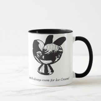 There's Always room for Ice Cream! Ringed Mug