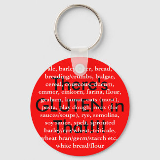 There's GLUTEN in That! Key Ring