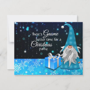 There's gnome better time Christmas Party Invitation