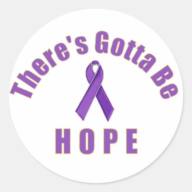 THERE'S GOTTA BE HOPE STICKER (Front)