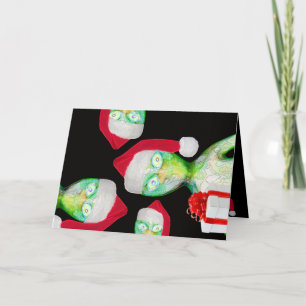 THERE'S LiEnS ON MY CHRISTMAS CARD! Holiday Card