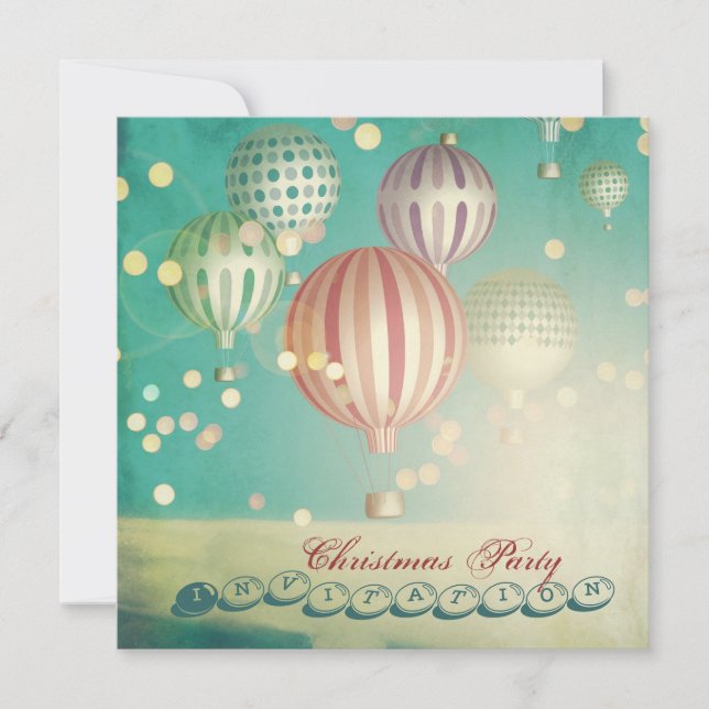 There's Magic in the Air -  Christmas Party Invite (Front)