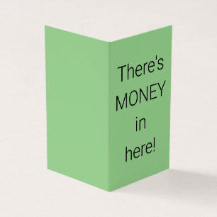 "There's MONEY in here" card