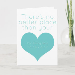 There's no better place than your heart (Blue) Holiday Card
