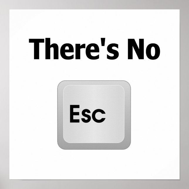 There's No Escape Poster (Front)