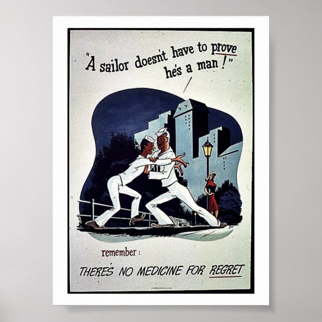 There's No Medicine For Regret Poster (Front)