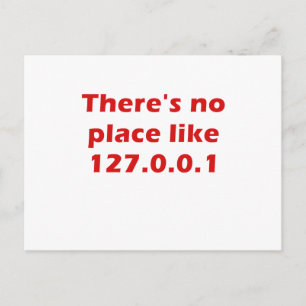 Theres No Place Like 127001 Postcard