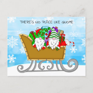 There's No Place like Gnome, Christmas Card