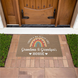 There's No Place Like Grandma & Grandpa's House Doormat