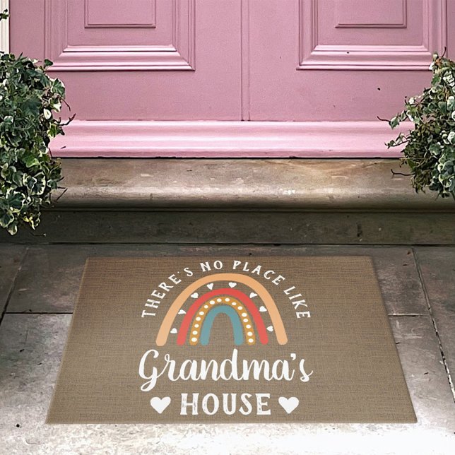 There's No Place Like Grandma's House Rainbow Doormat (Creator Uploaded)