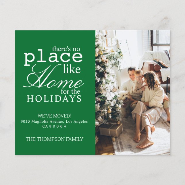 There's no Place Like Home Green Photo Moving (Front)
