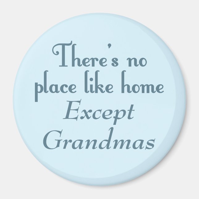 There's No Place Like Home Magnet (Front)