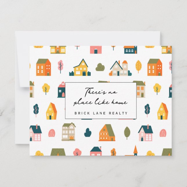 There's No Place Like Home Realty Thank You Card (Front)