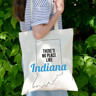 There's No Place Like Indiana, Tote Bag, Mom Gift