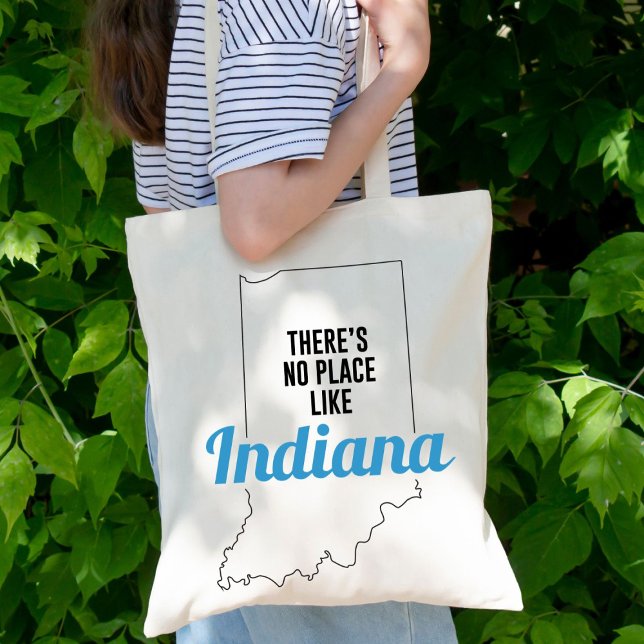 There's No Place Like Indiana, Tote Bag, Mom Gift (Creator Uploaded)