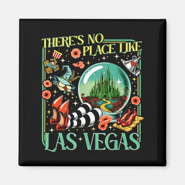 There's No Place Like Las Vegas  Magnet (Front)