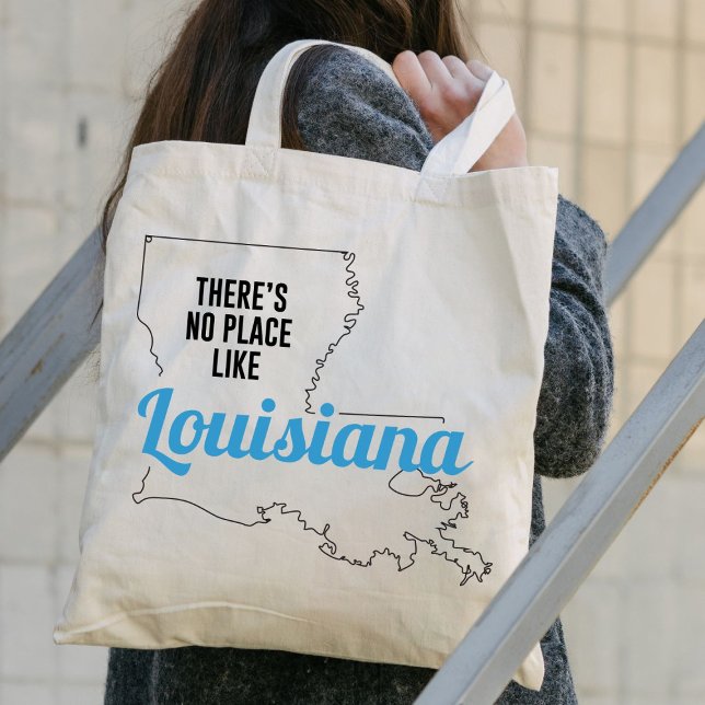 There's No Place Like Louisiana Tote Bag, Mum Gift (Creator Uploaded)