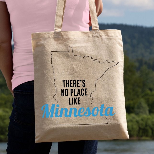 There's No Place Like Minnesota Tote Bag, Mum Gift (Creator Uploaded)