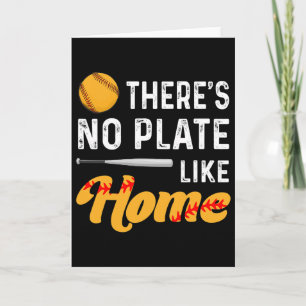 There's No Plate Like Home Softll Player Lover Fun Card