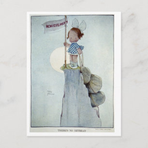 There's No Retreat Postcard