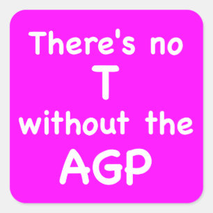 There's no T without the ATG Square Sticker