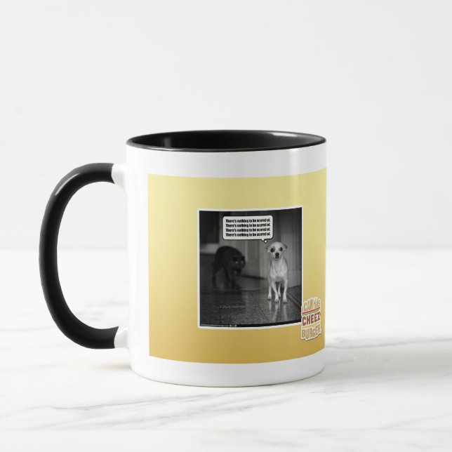 There's nothing to be scared of mug (Left)