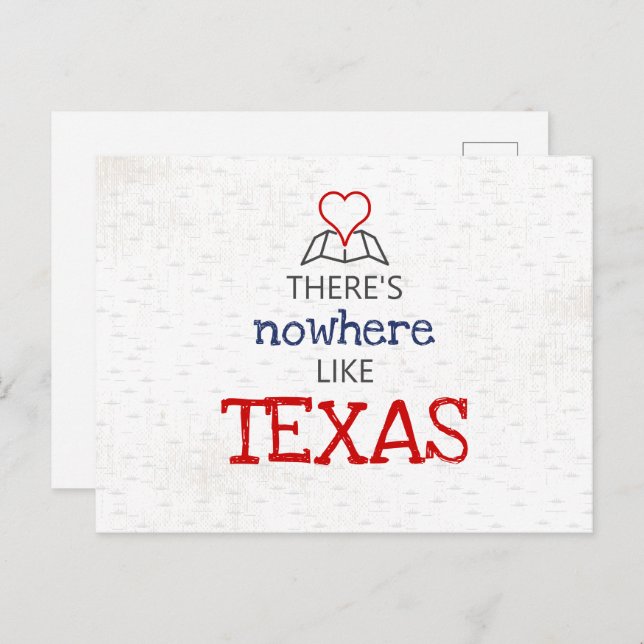 There's Nowhere Like Texas Postcard (Front/Back)