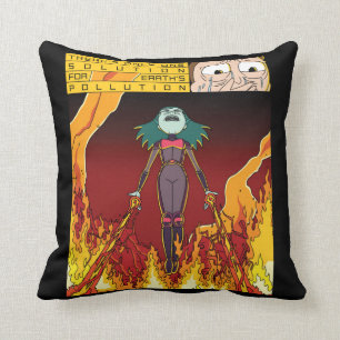 There's Only One Solution For Earth's Pollution Cushion