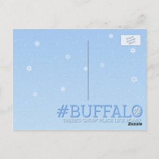 There's "Snow" Stopping us now Buffalo Postcard