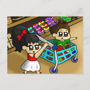 Theres the cake!!! postcard