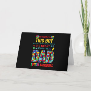 There's This Boy -He Call Me Dad -Autism Awareness Holiday Card
