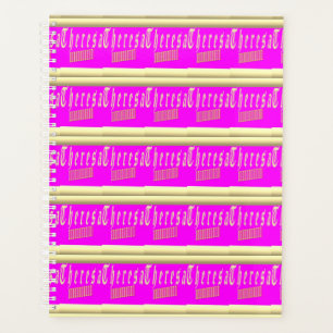 Theresa design shocking pink and gold back pack dr planner