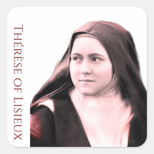 Thérèse of Lisieux (c. 1890s) Square Sticker (Front)