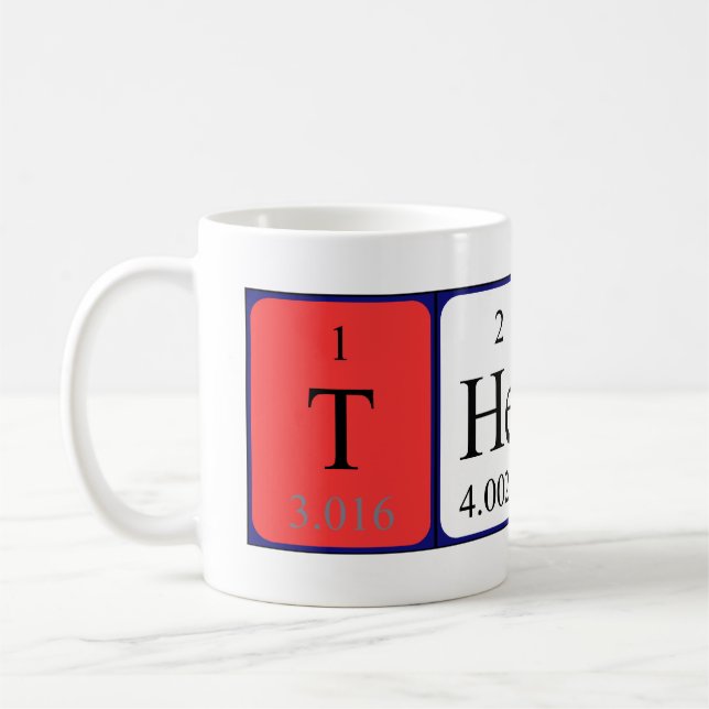 Therese periodic table name mug (Left)