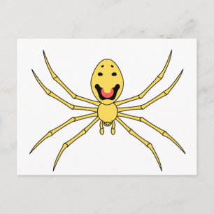 Theridion grallator AKA Happy Face Spider Postcard
