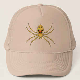 Theridion grallator AKA Happy Face Spider Trucker Hat