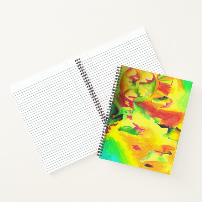 Thermal Abstract by AnyaC Notebook (Inside)