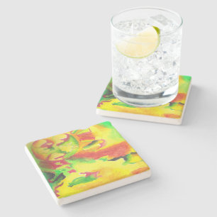 Thermal Abstract by AnyaC Stone Coaster
