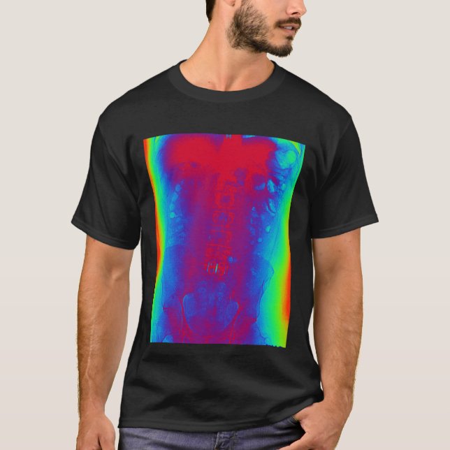 Thermal CT Scan by KLM-initialled- T-Shirt (Front)