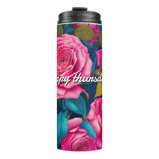 thermal glass tumbler (Front)